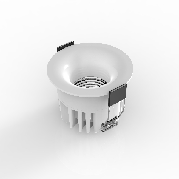 Aluminium LED Downlights bidden exzellent Wärmevergëftung, Energieeffizienz, Multiple Aperturoptiounen, a verschidde Héicht Dimensiounen fir verschidde Projetsbedierfnesser ze treffen.