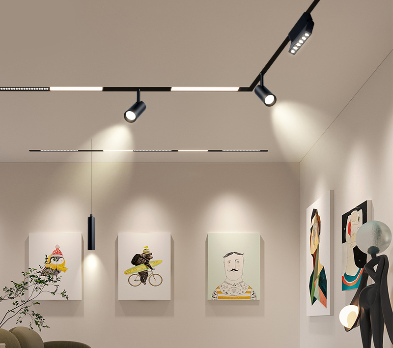 Our LED magnetic track lighting, crafted from aluminum, offers exceptional heat dissipation, compact size, saving on installation and layout costs.