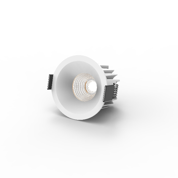 LED-downlights i aluminium tilbyr utmerket varmespredning, energieffektivitet, flere blenderåpninger og forskjellige høydedimensjoner for å møte ulike prosjektbehov.